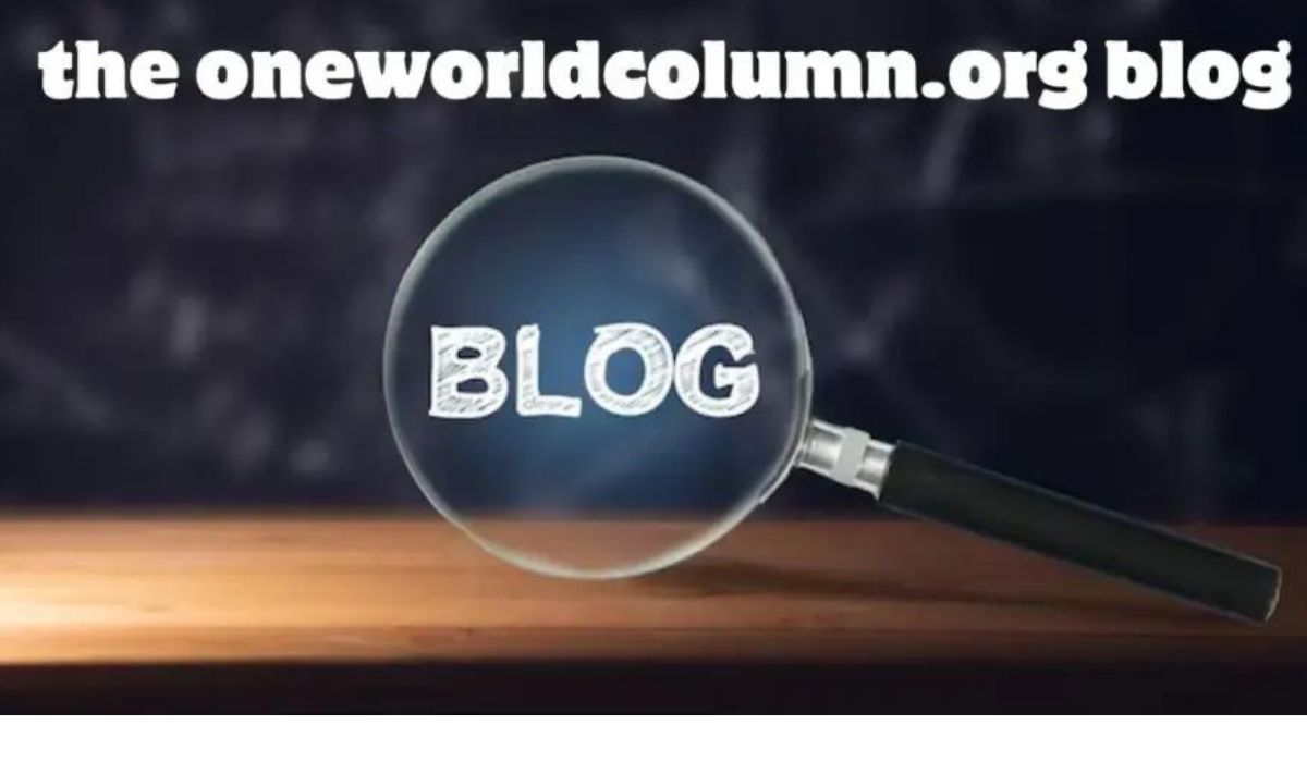 the oneworldcolumn.org blog